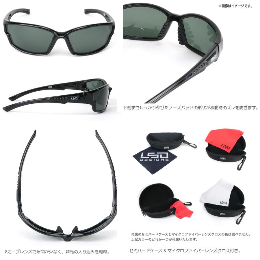 【在庫限定30%OFF】LSDデザイン 偏光サングラス トラック クリアブルーブラック/ライトスモークシルバーミラー 【まとめ送料割】【bs014】|infinity-sw|02