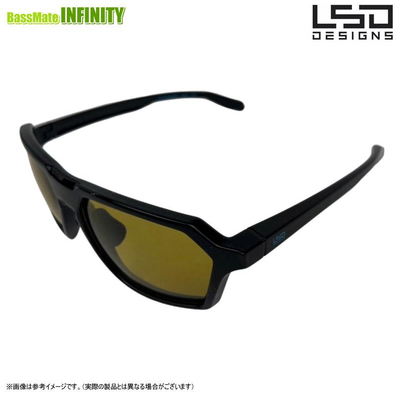 L.S.D. ○LSDデザイン 偏光サングラス ブルーハント ピアノブラック