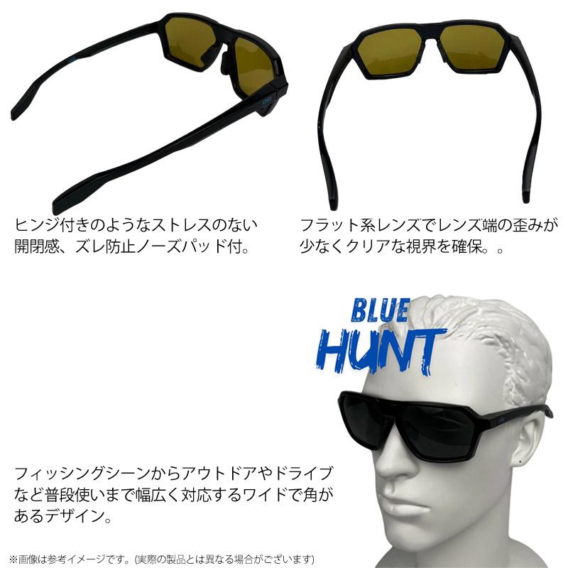 L.S.D. ○LSDデザイン 偏光サングラス ブルーハント ピアノブラック