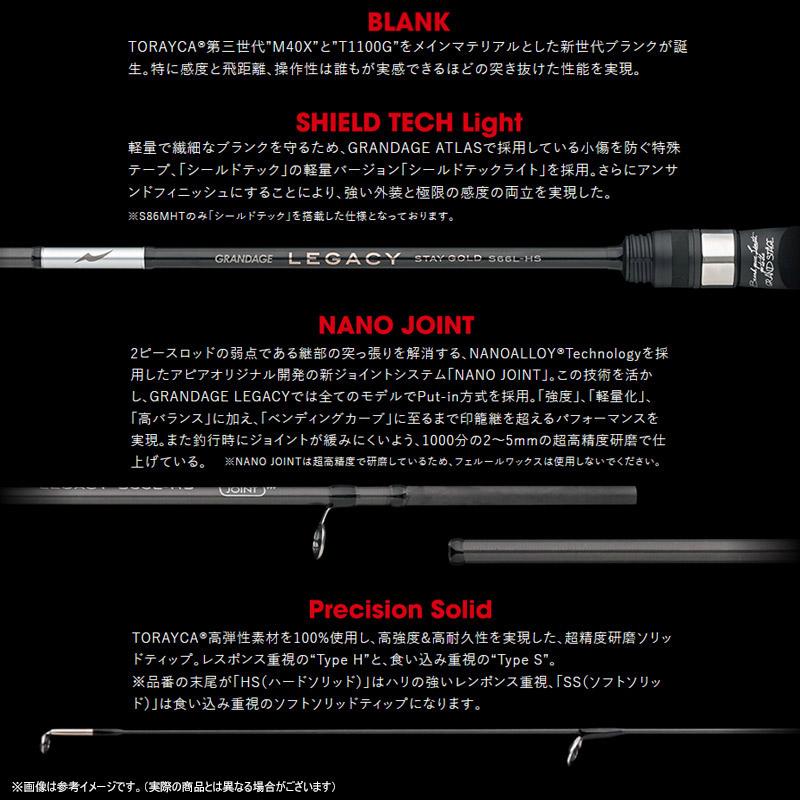 APIA ○【送料無料】アピア GRANDAGE グランデージ レガシー ハイパー