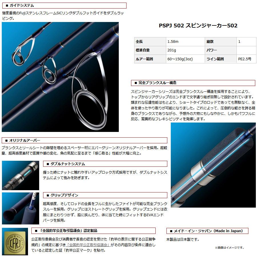 エバーグリーン　ポセイドン　スピンジャーカーPSPJ502 未使用品 ポセイドン（EverGreen） ○エバーグリーン EVERGREEN ポセイドン