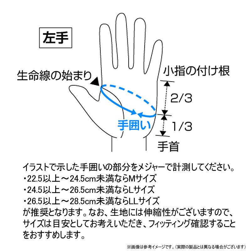 【在庫限定15％OFF】エバーグリーン EVERGREEN　EGウィンターグローブ (3本カット) M 【メール便配送可】 【まとめ送料割】【bkts】【grts】【bs014】｜infinity-sw｜04