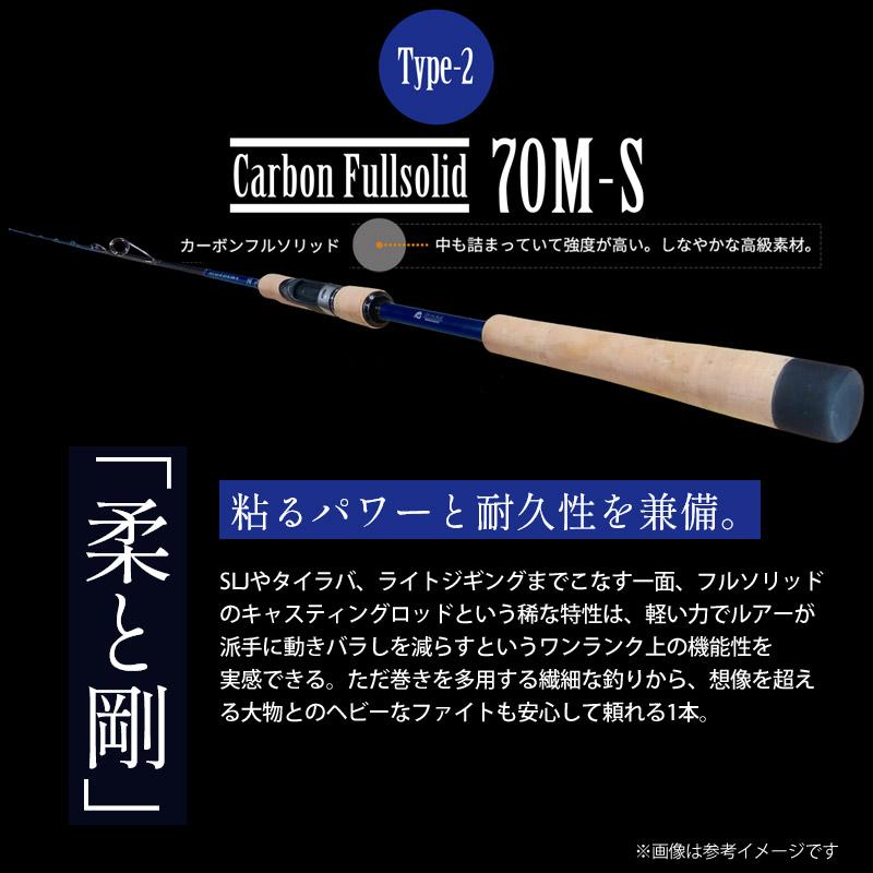 ○オンザブルー タイムレス 70M-S カーボンフルソリッドモデル