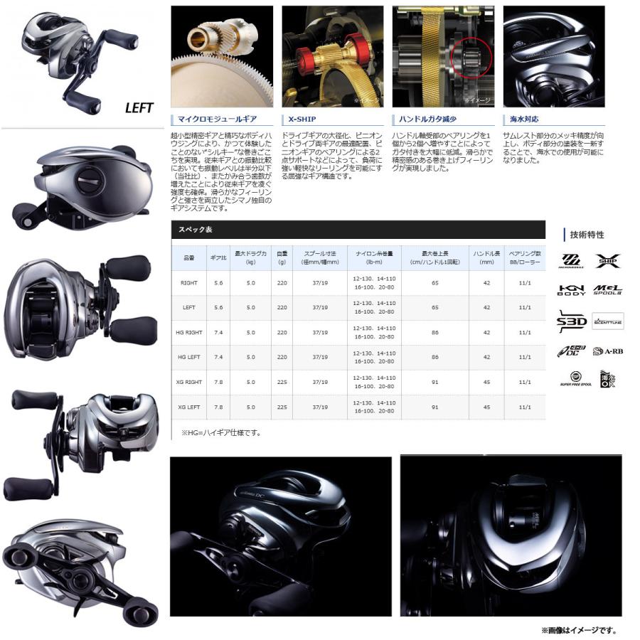 シマノ（SHIMANO） ○シマノ 21 アンタレスDC LEFT（左ハンドル
