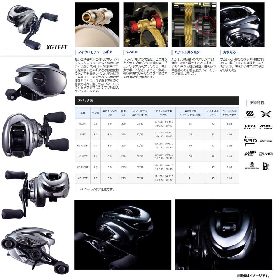 シマノ（SHIMANO） ○シマノ 21 アンタレスDC XG LEFT（左ハンドル