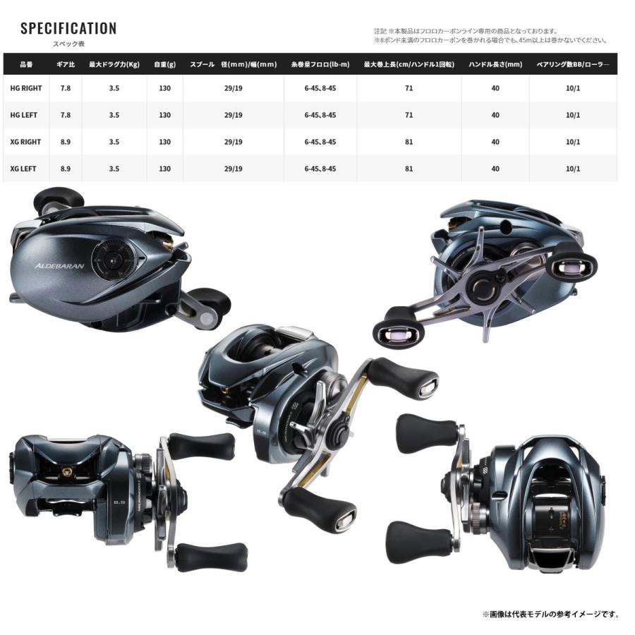 シマノ（SHIMANO） 22 アルデバラン BFS HG LEFT (7.8) 左ハンドル