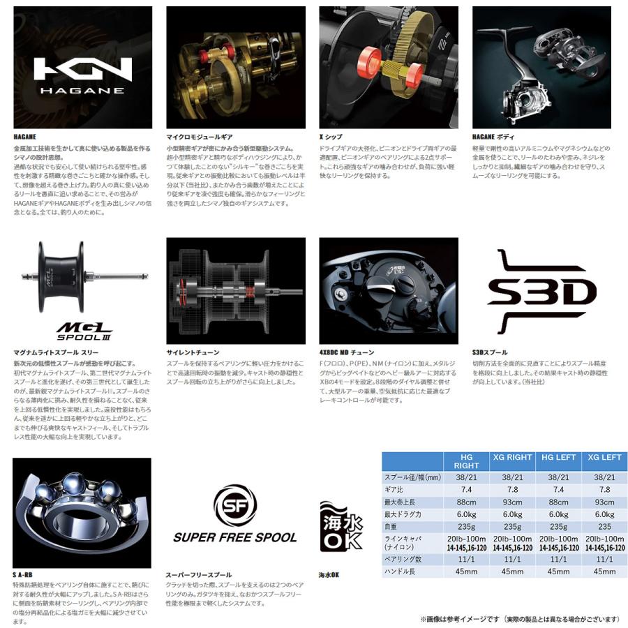 ●シマノ　23 アンタレスDC MD XG RIGHT(右ハンドル) (046024) 【まとめ送料割】｜infinity-sw｜03