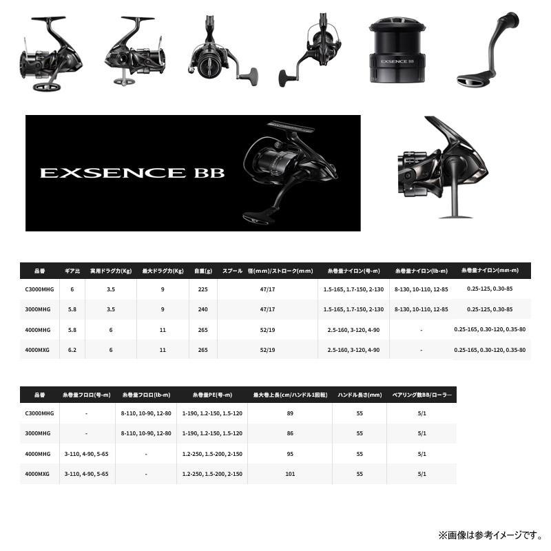 シマノ（SHIMANO） ○シマノ 24 エクスセンス BB 3000MHG（047212