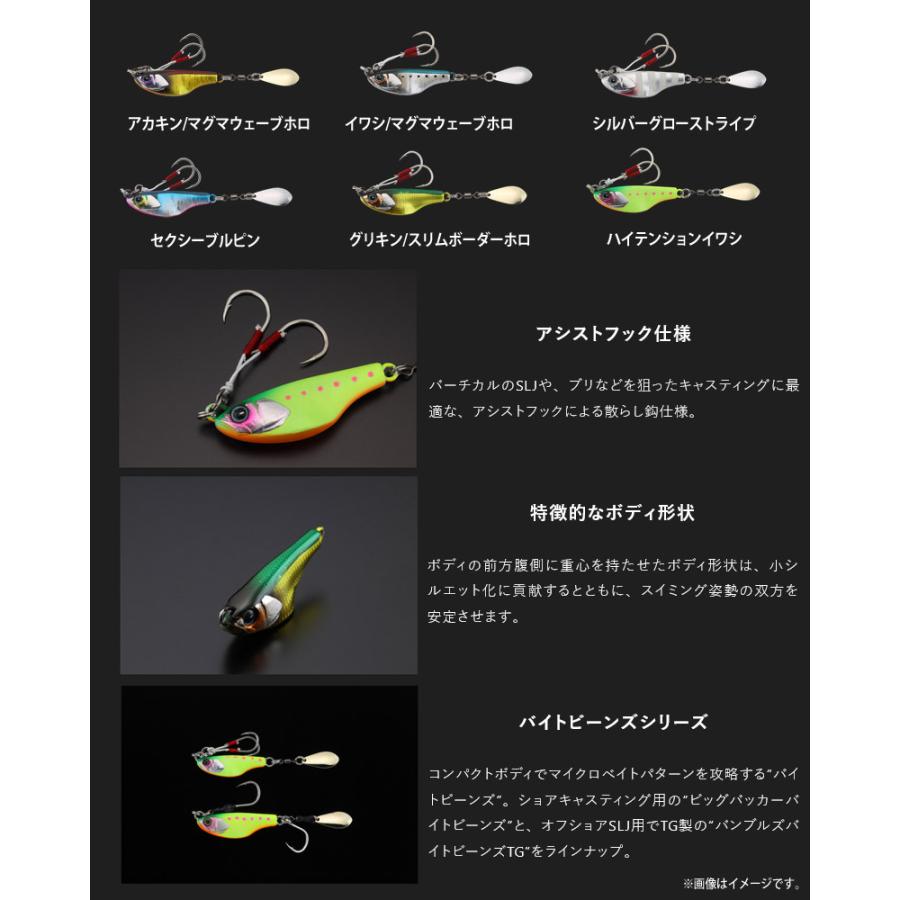 バンブルズジグTG SLJ40g バンブルズバイトビーンズTG40gセット JACKALL（ジャッカル） バンブルズ バイトビーンズ TG 40g (ブレード