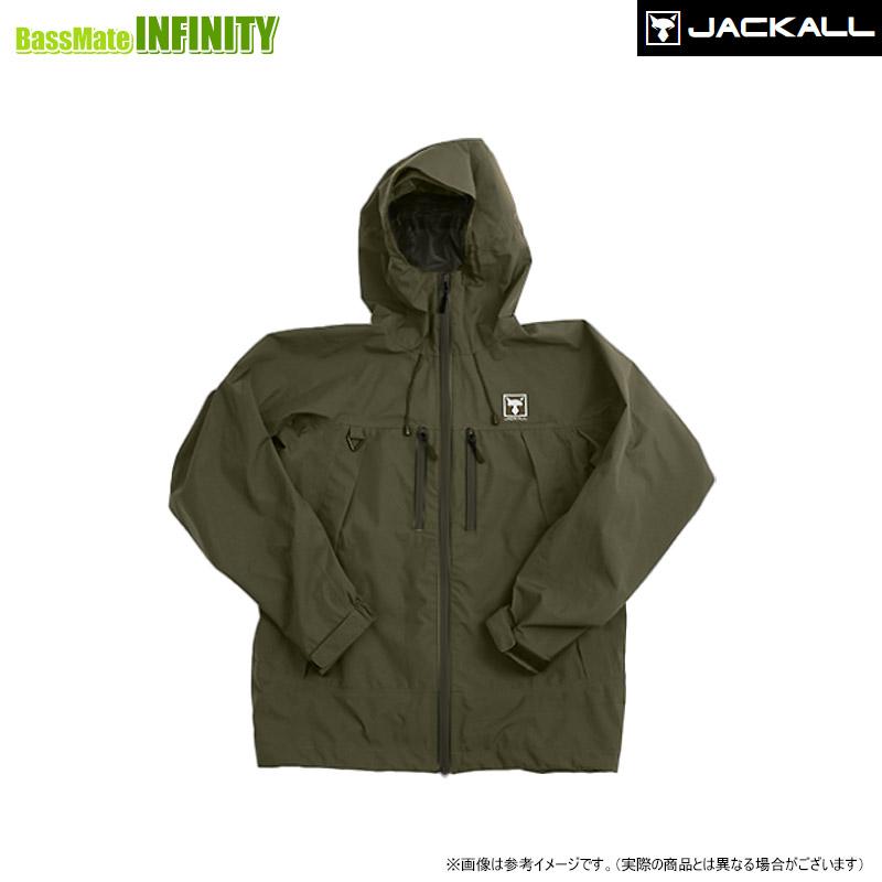 ジャッカル クラウドシェルジャケット オリーブ (レインウェア レインジャケット)【送料無料】 JACKALL（ジャッカル） ○ジャッカル クラウドシェルジャケット