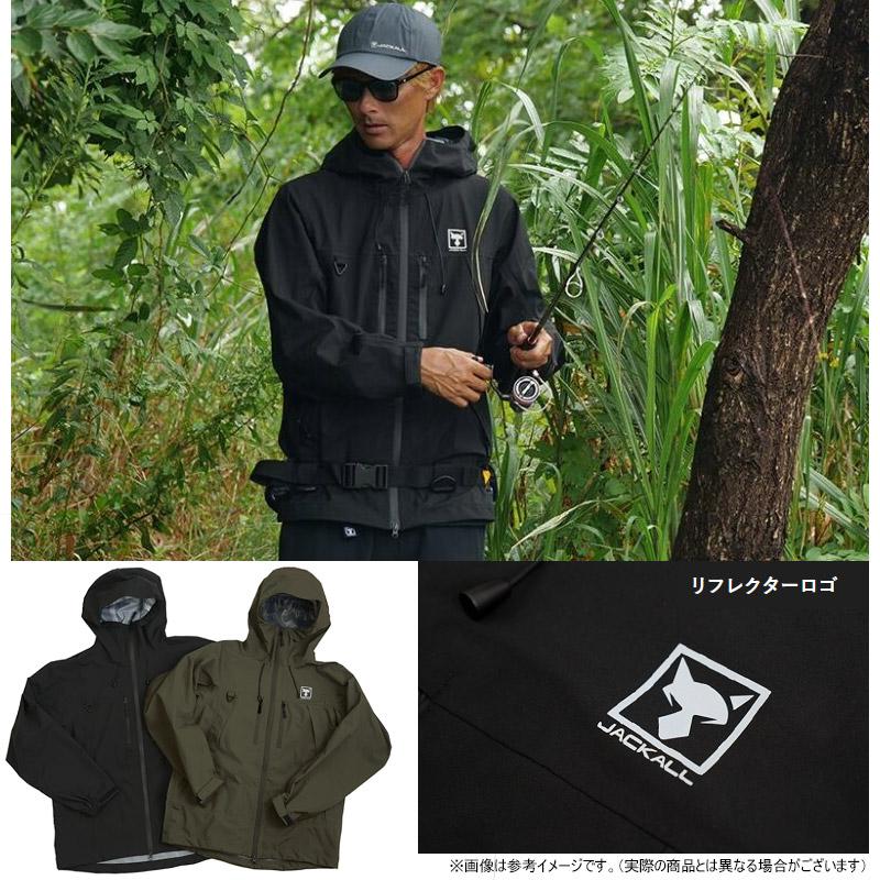 ジャッカル　クラウドシェルジャケット　オリーブ　L JACKALL（ジャッカル） ○ジャッカル クラウドシェルジャケット