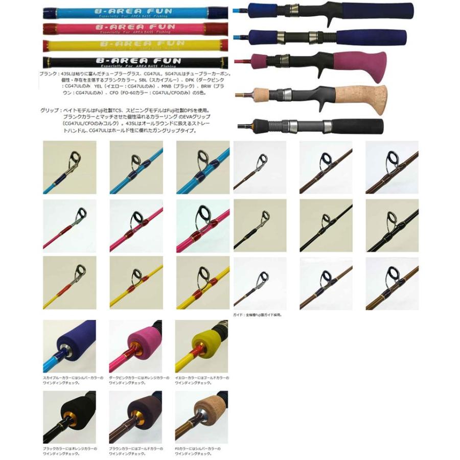 SMITH（釣り具） ○スミス SMITH ビーエリアファン BAF-CG47UL