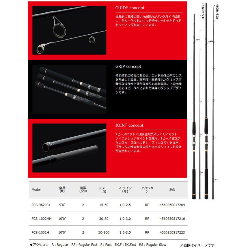 【ショアジギング入門セット】●メジャークラフト　ファーストキャスト FCS-1002MH ショアジギング対応モデル＋ダイワ　20 クレスト LT4000-CXH｜infinity-sw｜02