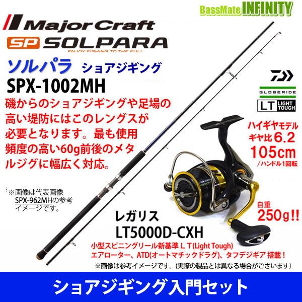 ネット直販 ショアジギング入門セット メジャークラフト ソルパラ Spx 1002mh 18 レガリス Lt5000d Cxh 超人気 Www Superavila Com