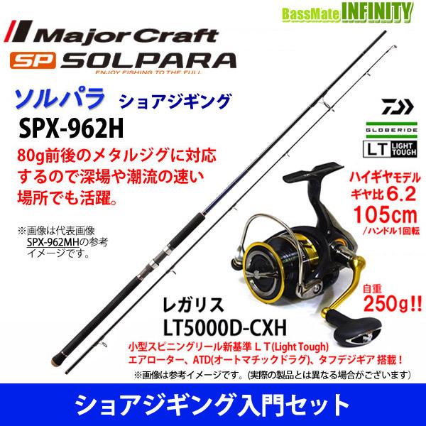 注目の福袋をピックアップ ショアジギング入門セット メジャークラフト ソルパラ Spx 962h ショアジギング 18 レガリス Lt5000d Cxh Wantannas Go Id