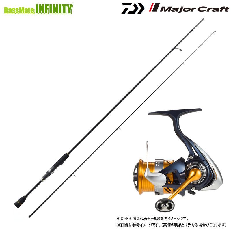 【メバル入門セット】●メジャークラフト　ファーストキャスト ライトロックモデル FCS-S762UL＋ダイワ　24 レブロス LT2000S-XH ファーストキャスト 【メバル入門セット】○メジャークラフト