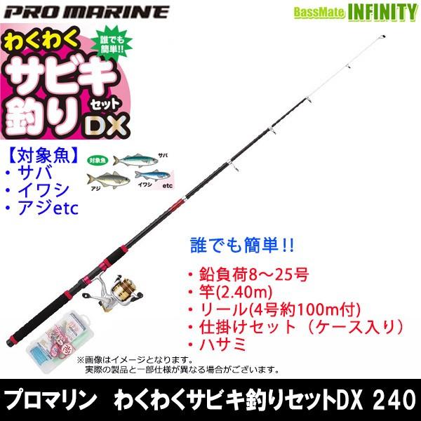 在庫限定59%OFF プロマリン わくわくサビキ釣りセットDX 240 海釣り入門セット bsr000 【54%OFF!】 在庫限定59%OFF プロマリン わくわくサビキ釣りセットDX 240 海釣り入門セット bsr000 【54%OFF!】
