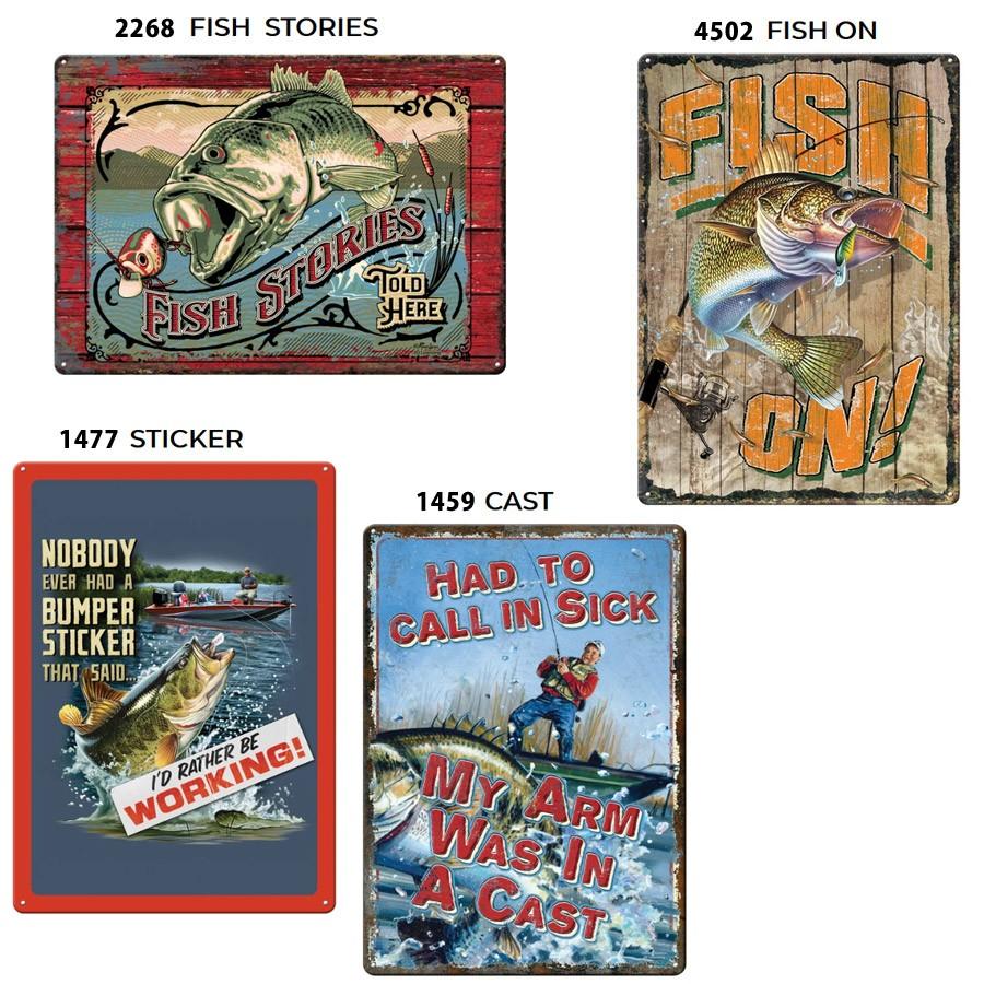 在庫限定特価】リバースエッジ RIVERS EDGE ブリキ看板 TIN SIGN (12