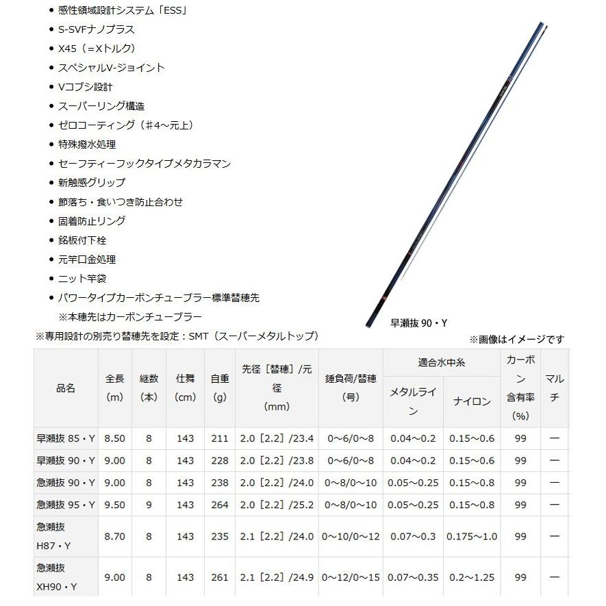 【公式】 ●ダイワ　銀影エア MT 急瀬抜 90・Y 【IQ2293883318】(81202円)