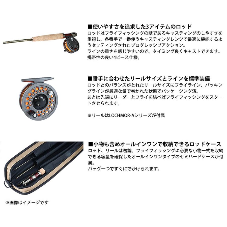 フライロッド セット ダイワ ロッホモア #3～4 Amazon | ダイワ(DAIWA) ロッホモア フライコンボ F803-4