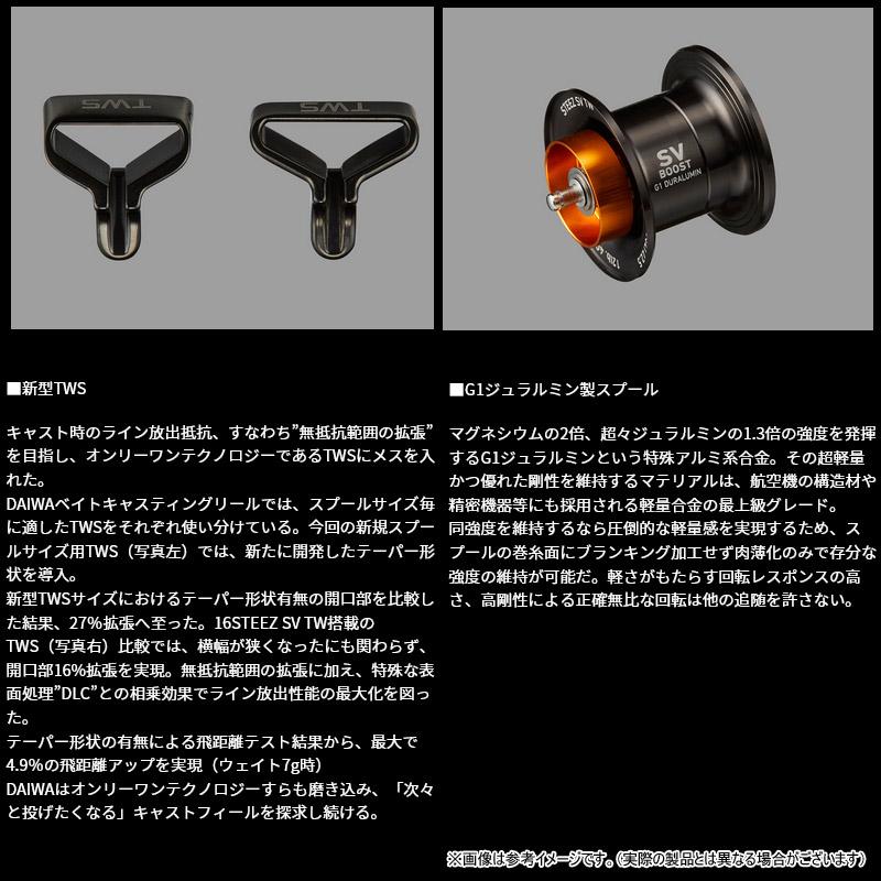 DAIWA（ダイワ） ○ダイワ 24 スティーズ SV TW 100 （右ハンドル