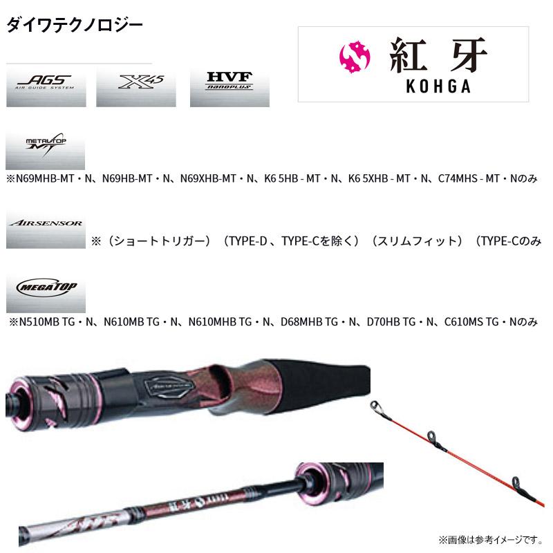 DAIWA（ダイワ） ○ダイワ 紅牙 AIR TYPE-N 69XHB-METAL・N(ベイト