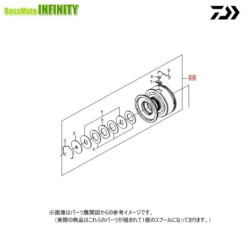 ●ダイワ　22 カルディア SW 5000-CXH(4550133361562)用 純正標準スプール (部品コード6M480701)　【キャンセル及び返品不可商品】 DAIWA（ダイワ） ○ダイワ 22 カルディア SW 5000-CXH(4550133361562