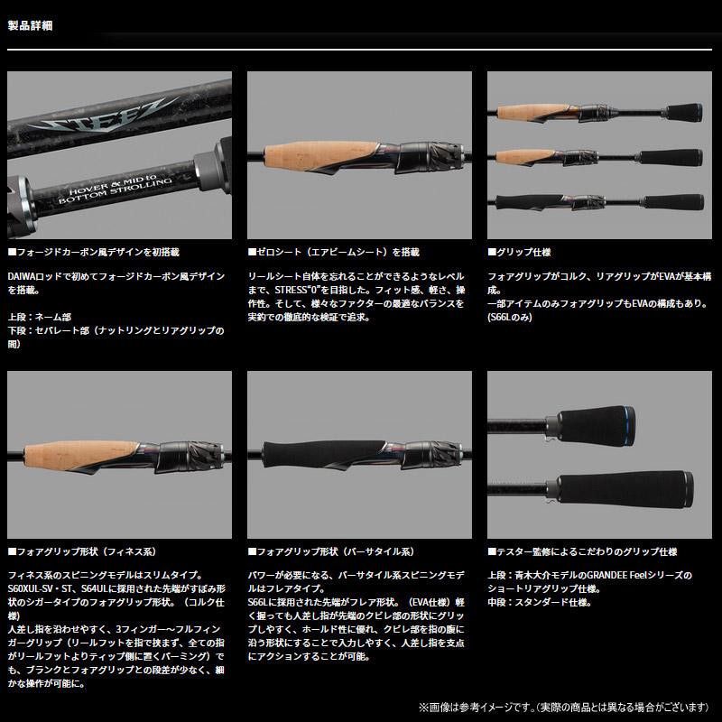 DAIWA（ダイワ） ○ダイワ スティーズ S64UL グレイゴースト64