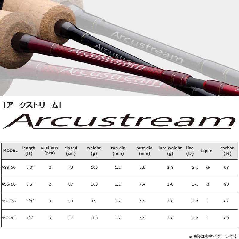 バレーヒル　Arcustream ASC-38 ベイト用 アークストリーム ○バレーヒル アークストリーム ASC-38 (ベイト