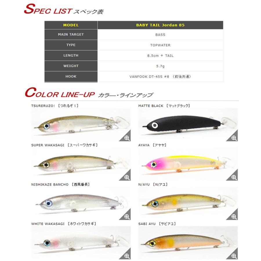 ハンクル HMKL BABY TAIL Jordan ベビーテールジョーダン 85 【メール