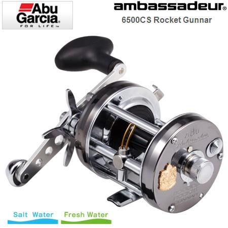 Abu 6500CS ロケットガンナー 美品 Abu Garcia（アブガルシア） ○アブガルシア Abu アンバサダー 6500CS