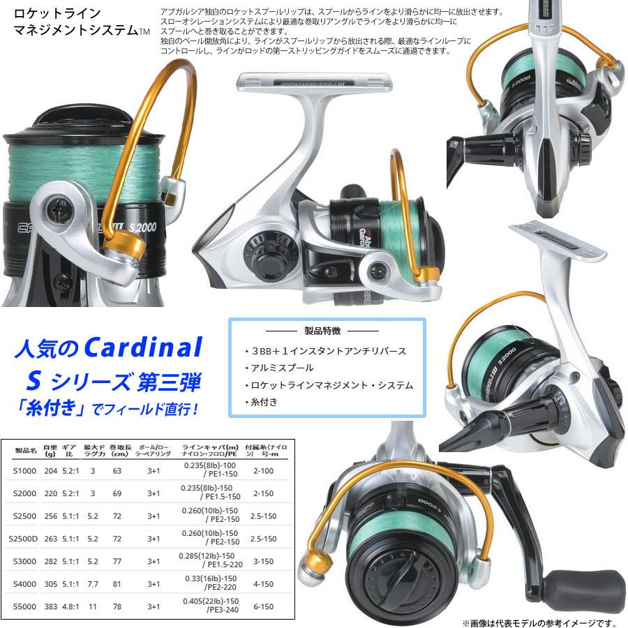 アブガルシア Abu カーディナル3 S 1000 糸付き 2号100m まとめ送料割 バスメイトインフィニティソルト店 通販 Yahoo ショッピング