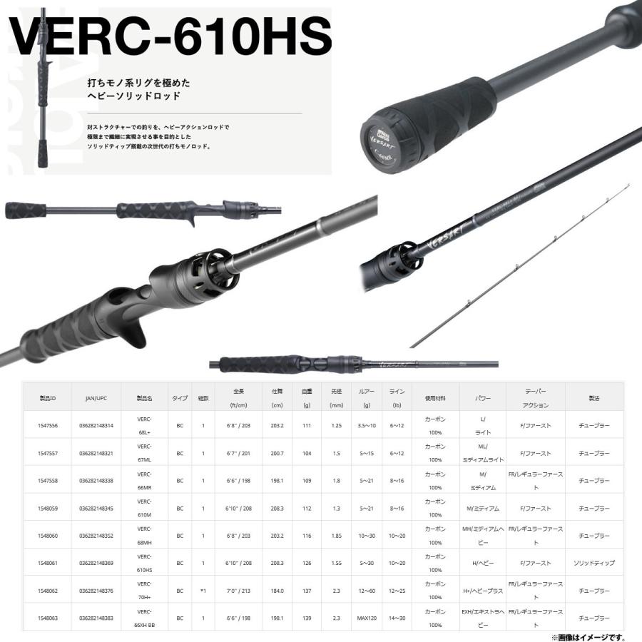 アブガルシア　ベルサート　610HS アブ ガルシア ベルサート ゴート VGS-610MS (ロッド・釣竿