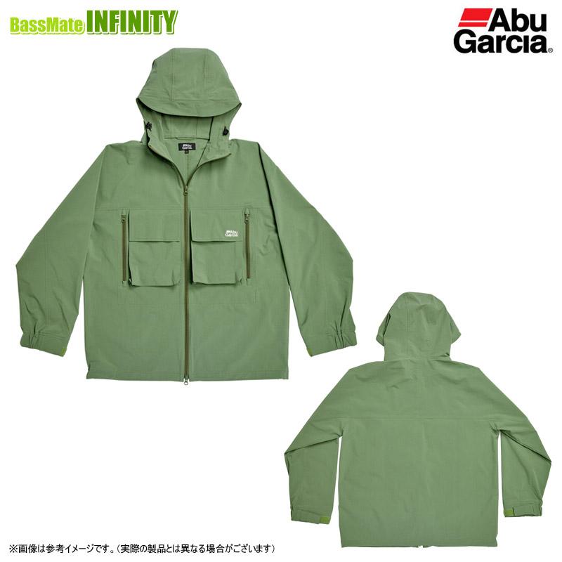 アブ ウォーターレジスタントフィッシングパーカー オリーブ XL Abu Garcia（アブガルシア） ○アブガルシア Abu ウォーターレジスタ