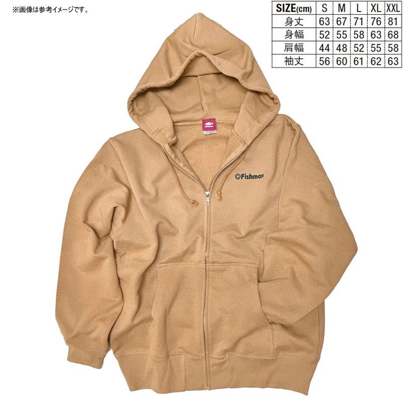 Fishman ○Fishman フィッシュマン 魚男フルジップパーカー サンド