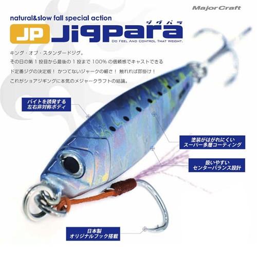 ●メジャークラフト　ジグパラ ショート JPS 40g　【メール便配送可】 【まとめ送料割】｜infinity-sw