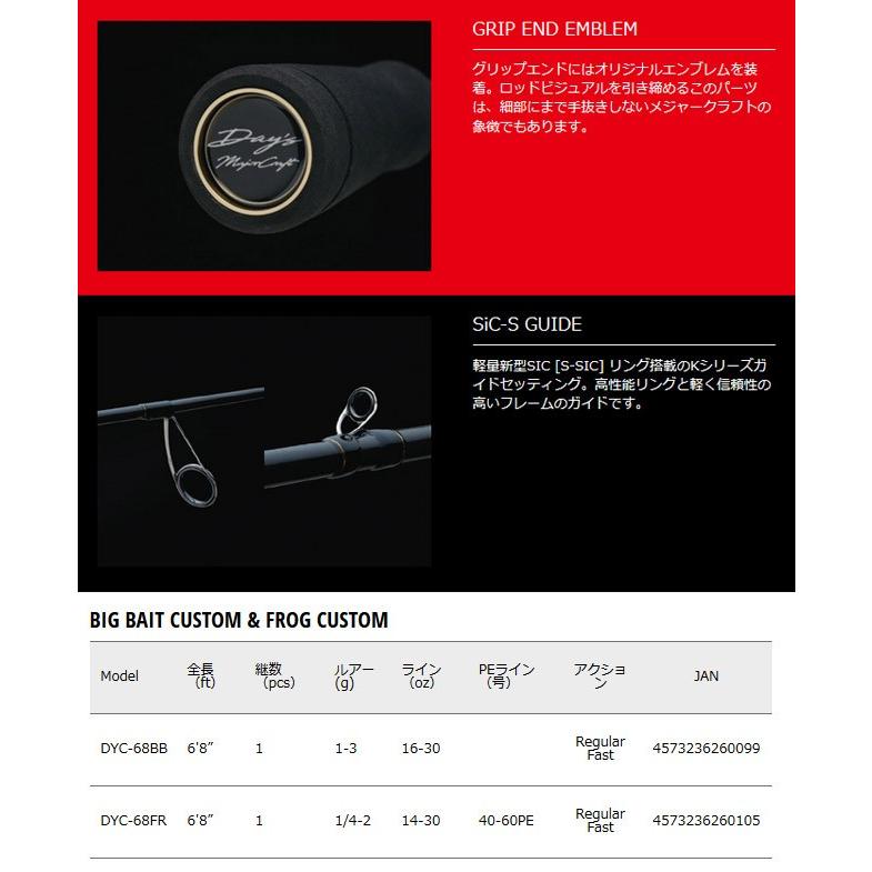 Major Craft（メジャークラフト） ○メジャークラフト デイズ DYC-68FR