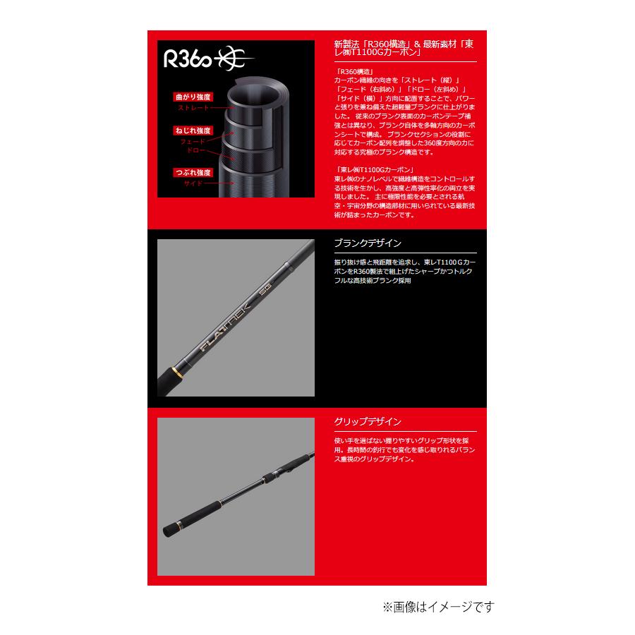 Major Craft　フラットレック　FLATREK 5G 1002M Major Craft フラットレック5G FR5-1002M バスロッド - 最安値・価格