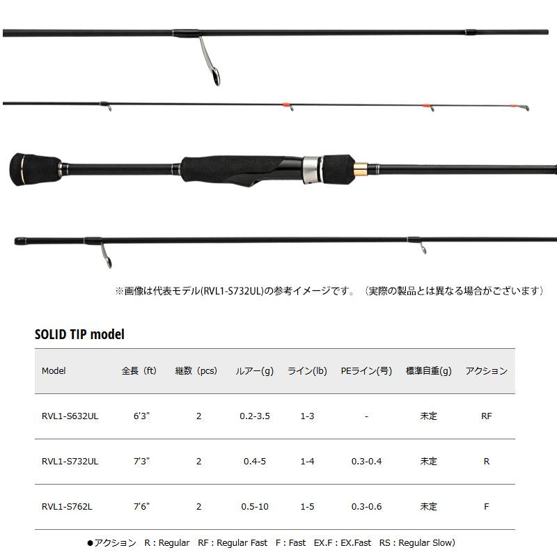 ●【今ならメバリング用ワーム1点プレゼント】メジャークラフト ロックライバー 1G RVL1-S762L (ソリッドティップモデル)の画像