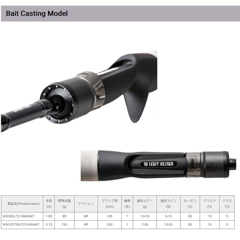 送料込！新品未使用WILD SIDEヴァリアントWSC60L/TZ 連休特別価格 LURE SHOP SUBMARINE / レジットデザイン ワイルドサイド