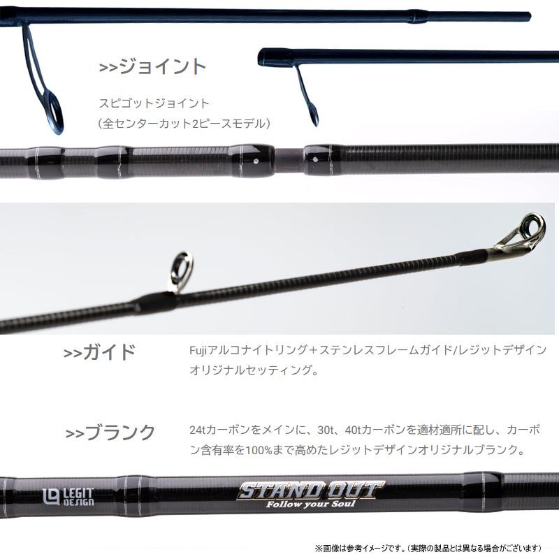 ○レジットデザイン スタンドアウト SOS62UL-2 (スピニングモデル