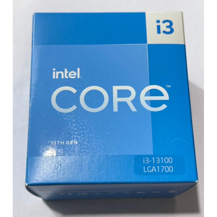 インテル（intel） Intel core i3 13100 CPU LGA1700 Raptor Lake 13