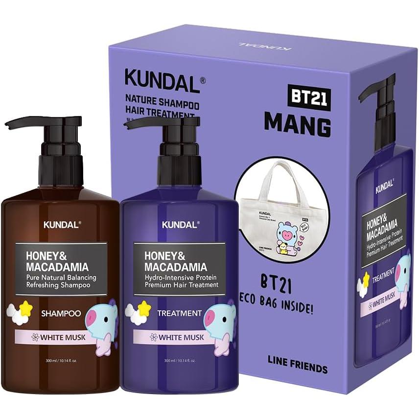 クンダルBT21 シャンプートリートメント6セット 6種類セット】KUNDAL BT21 ヘアケア限定セット クンダルH&M シャンプー