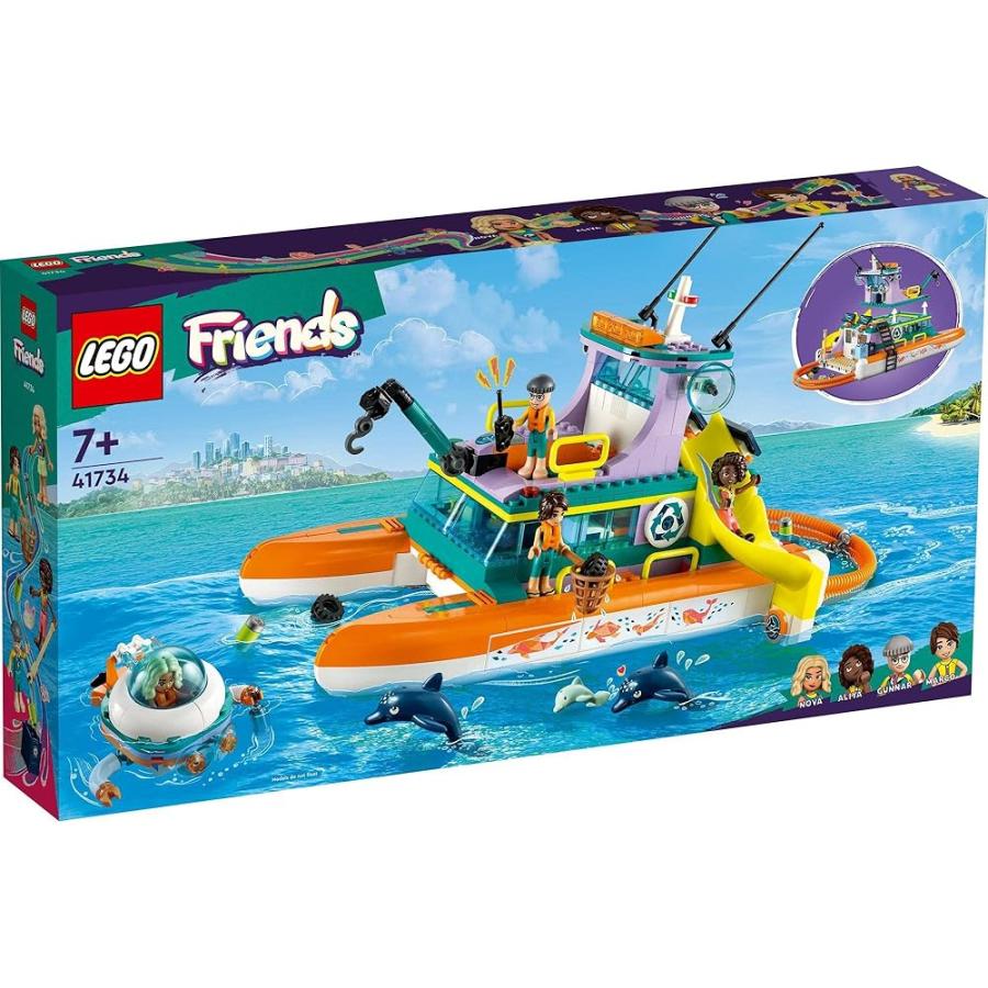 【送料無料】レゴ(LEGO) 41734フレンズ 海上レスキューボート 41734 おもちゃ ブロック プレゼント ボート 船 女の子 7歳 ~_1