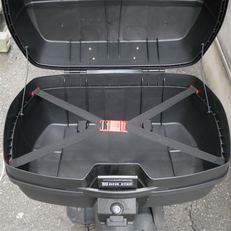 リアボックス バイク 45L 背もたれ パット バイク用 バイクリアボックス小型 トップケース バイク ABS 軽量 |  | 10