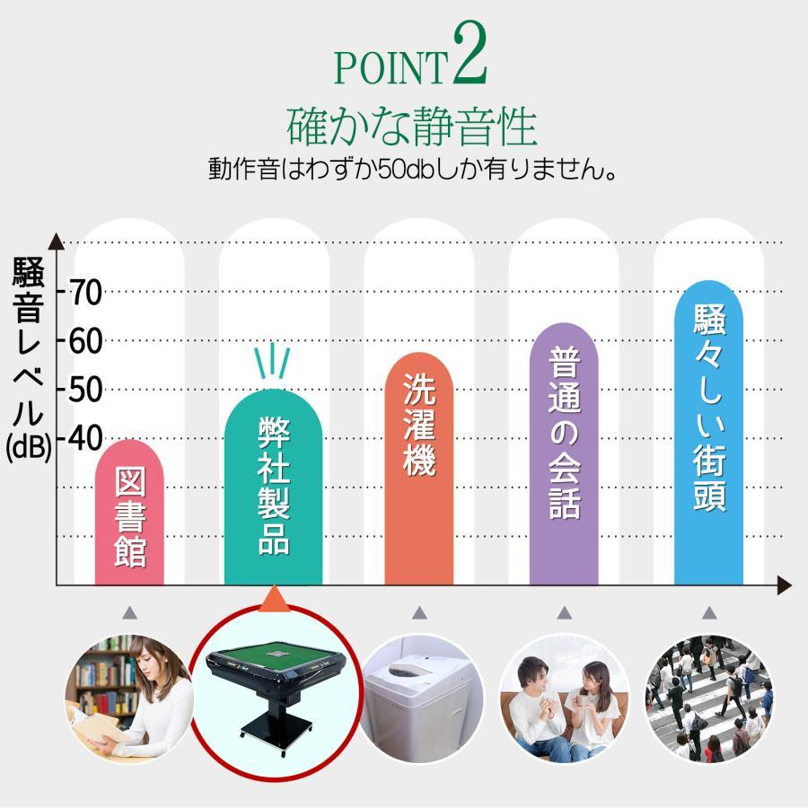 全自動麻雀卓 点数表示 28mm 麻雀卓 全自動 折りたたみ 家庭用 点数計算 セット 全自動卓 静音 全自動雀卓　デジタガラス　黒 |  | 05