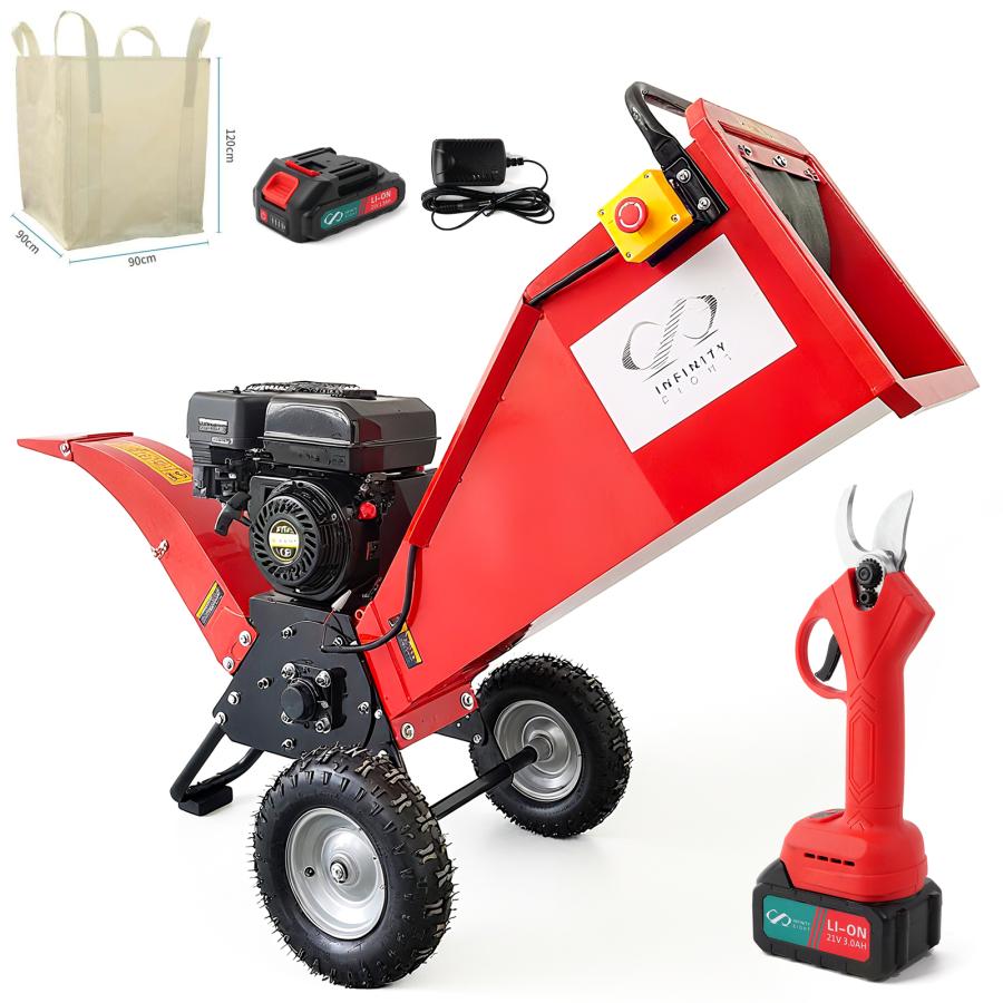 【最終値下】ハイガー　ウッドチッパー　エンジン粉砕機　7馬力　現地引取 HAIGE ハイガー エンジン粉砕機 ウッドチッパー 家庭用 竹 木 枝