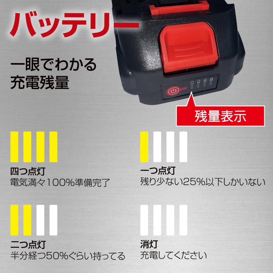 高枝チェーンソー 高枝切りバサミ 高枝電動のこぎり 剪定ばさみ 2024年最新型 延長 バッテリー2個 充電器 最長2.3m 【PSE認証済】 (3段延長ポール)｜infinity8jp｜11