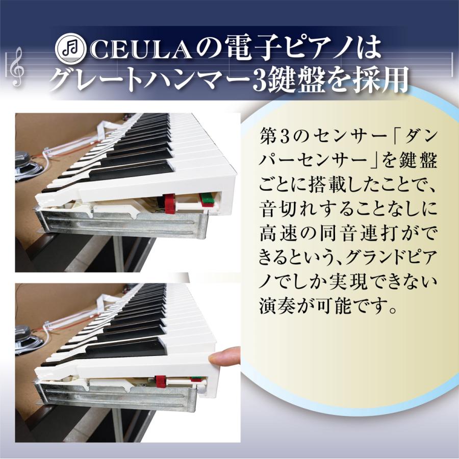 70％OFF】 電子ピアノ 88鍵 MIDI Bluetooth機能 3本ペダル 1236 ...