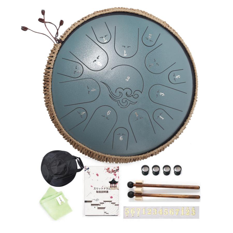 ハンドパン スリットドラム 14インチ 楽天市場】MOOZICA 14インチ スリットドラム タングドラム